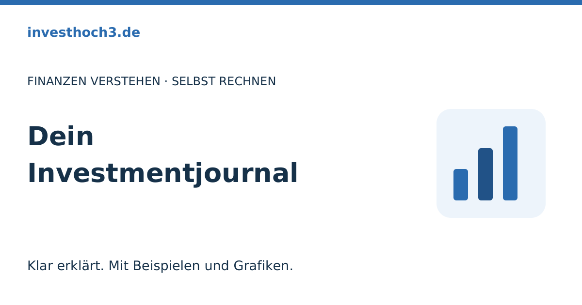 Titelgrafik: Dein Investmentjournal